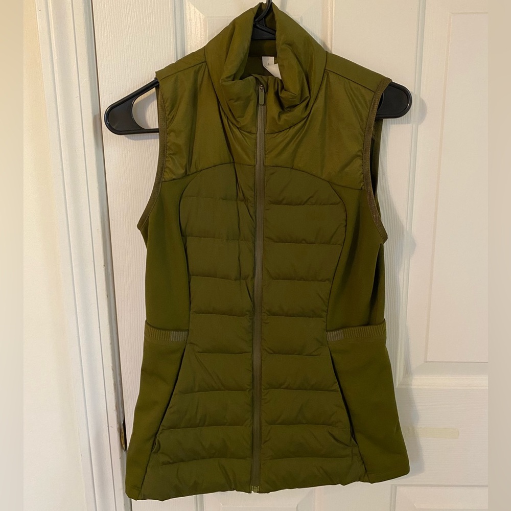 Lululemon Athletica Olive Green Vest